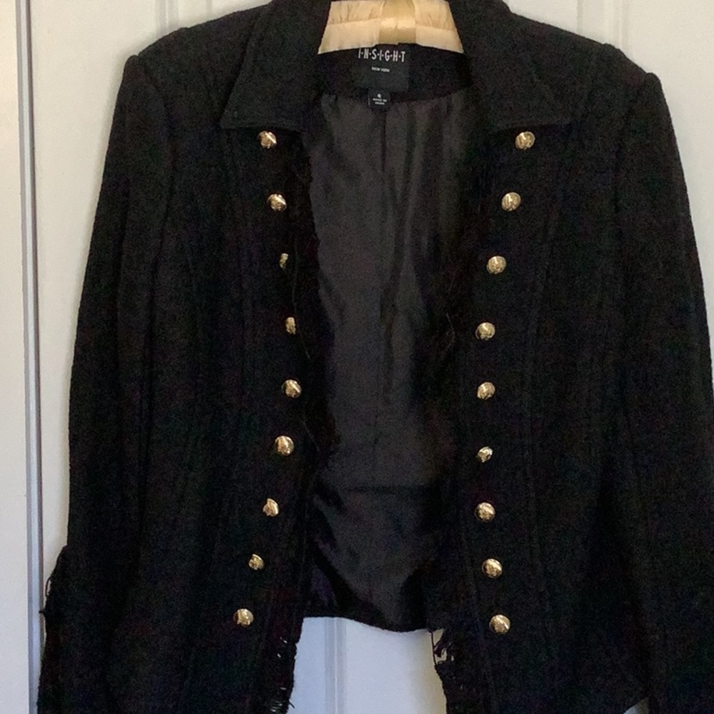 Short military style jacket